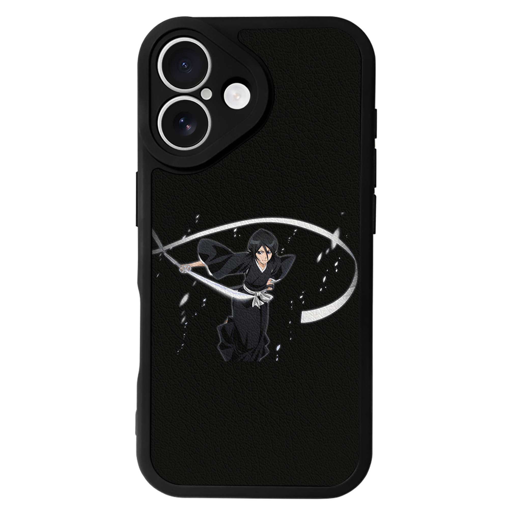 （画像用） ブリーチ 朽木ルキア BLEACH Kuchiki Rukia 【iPhone 16シリーズ対応】シリコンスマホケース（レザー調） 材質：シリコン